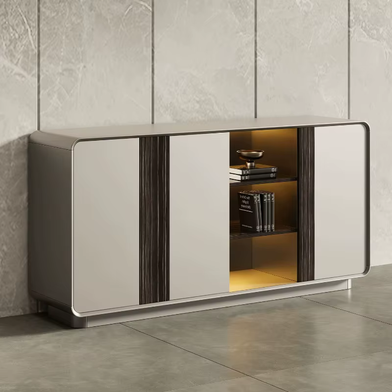 Meuble de Rangement de Bureau Simple et Moderne, Luxe Léger, Armoire de Classement Premium, Armoire à Documents, Étagères à Fentes, Mobilier de Bureau