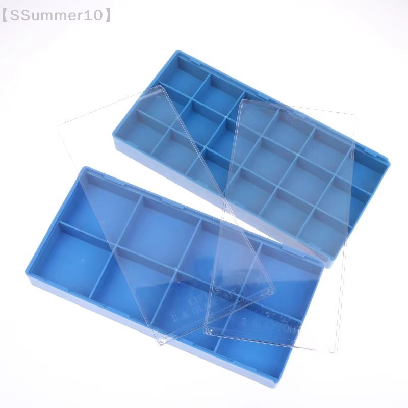 【SSummer10】 Boîte de rangement pour pièces de montre à 8/18/24 compartiments avec couvercle