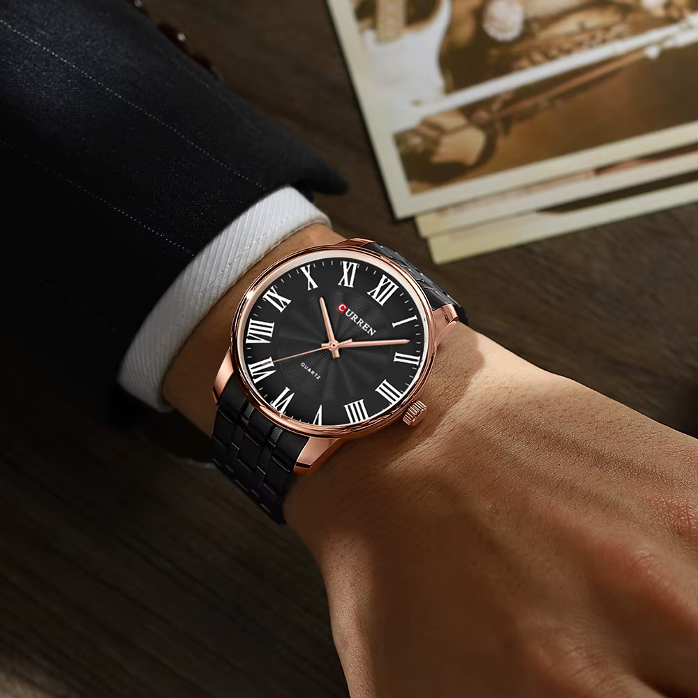 Montre à quartz minimaliste pour homme Curren 8422