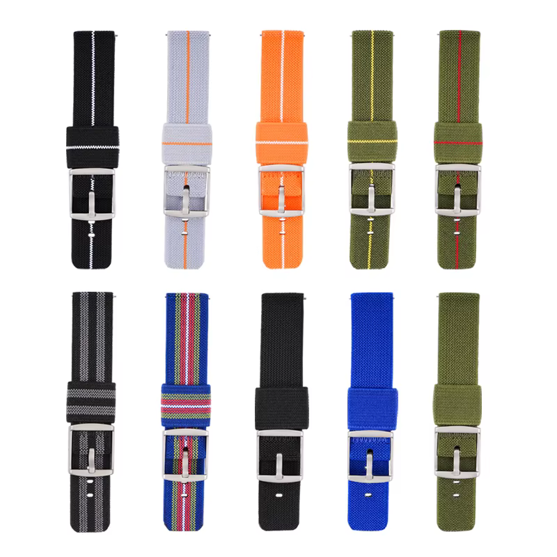 Bracelet de montre en nylon pour hommes et femmes