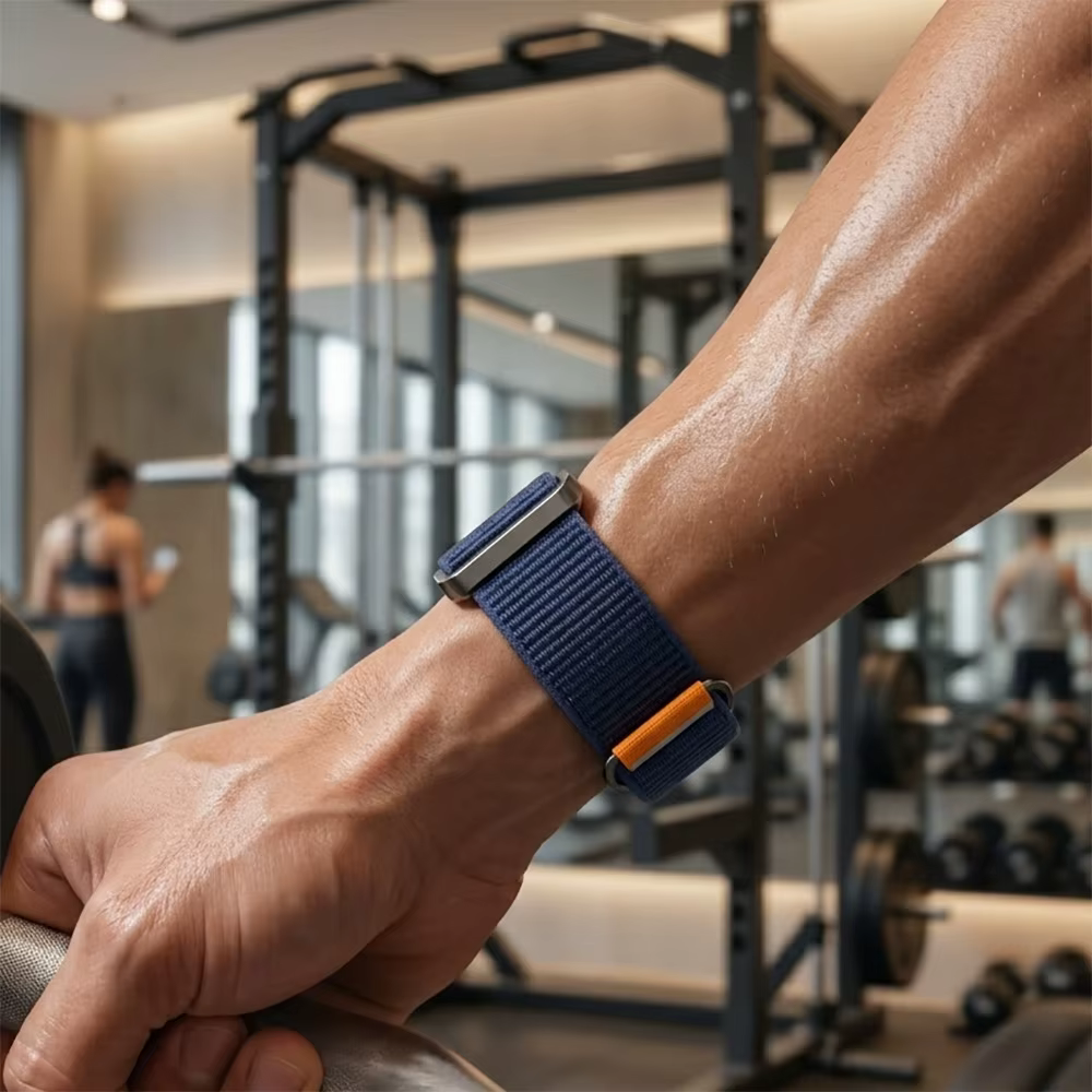 Bracelet de montre sport en nylon tressé pour Google Fitbit Air