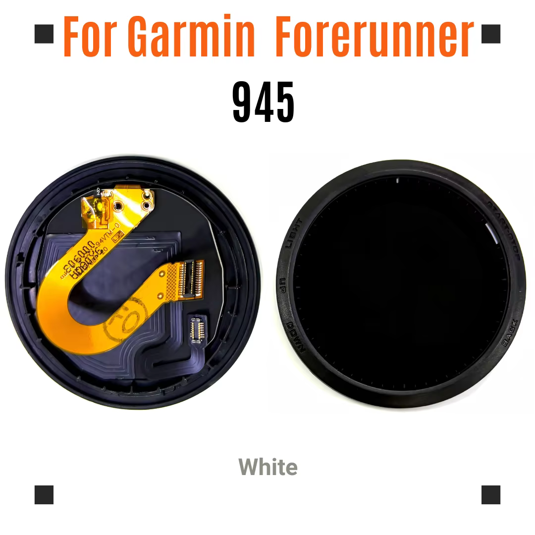 Écran LCD de remplacement pour montre Garmin Forerunner 945