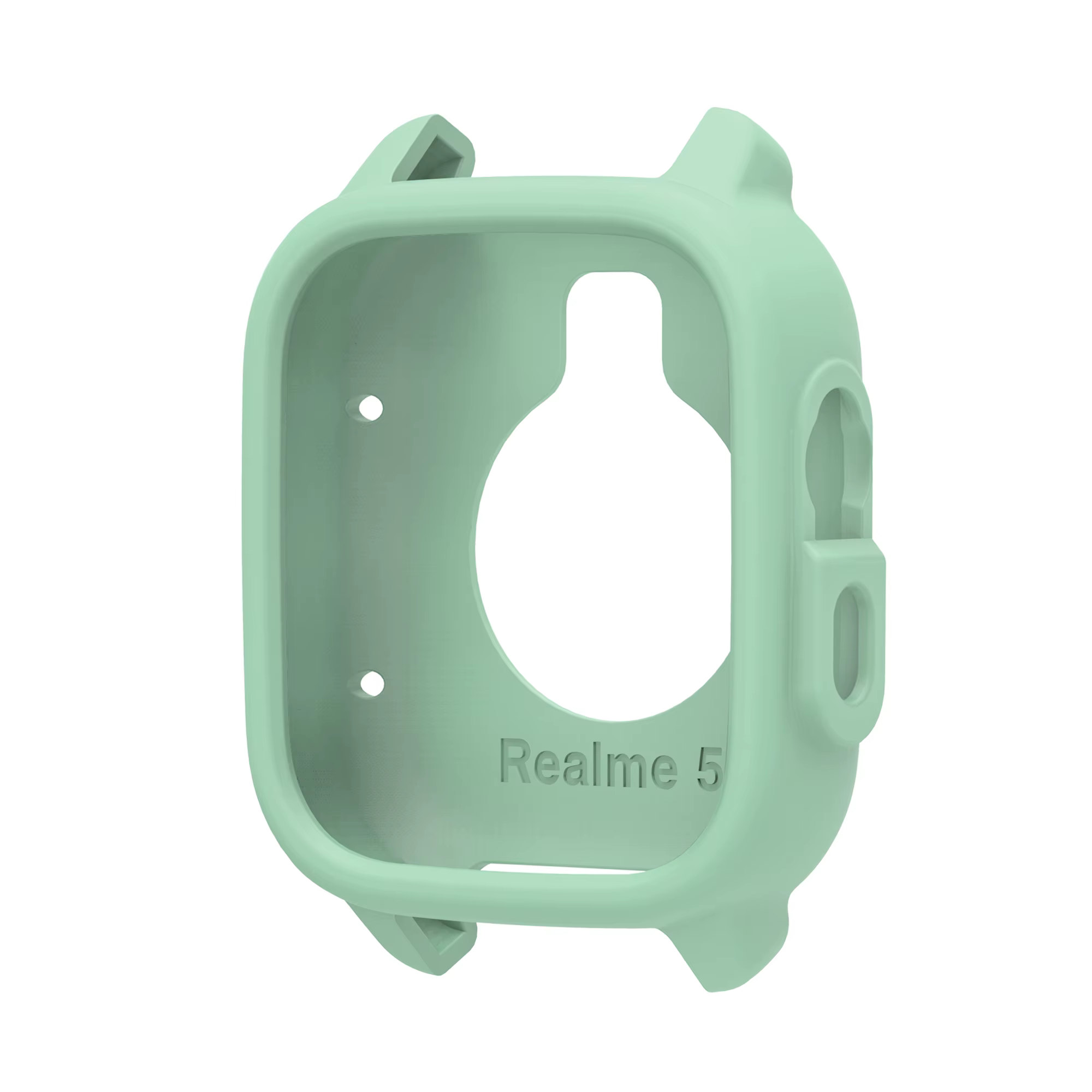Étui de protection en silicone + 3 verres trempés pour Realme Watch 5