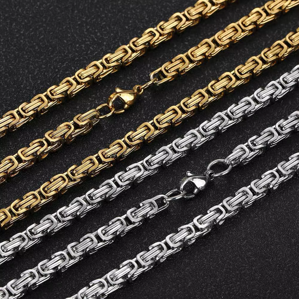 Nouveaux charms en argent sterling 925 et or 18 carats, collier et bracelets à chaîne exquise de 5 mm, pour homme et femme, ensemble de bijoux tendance, cadeaux de fêtes