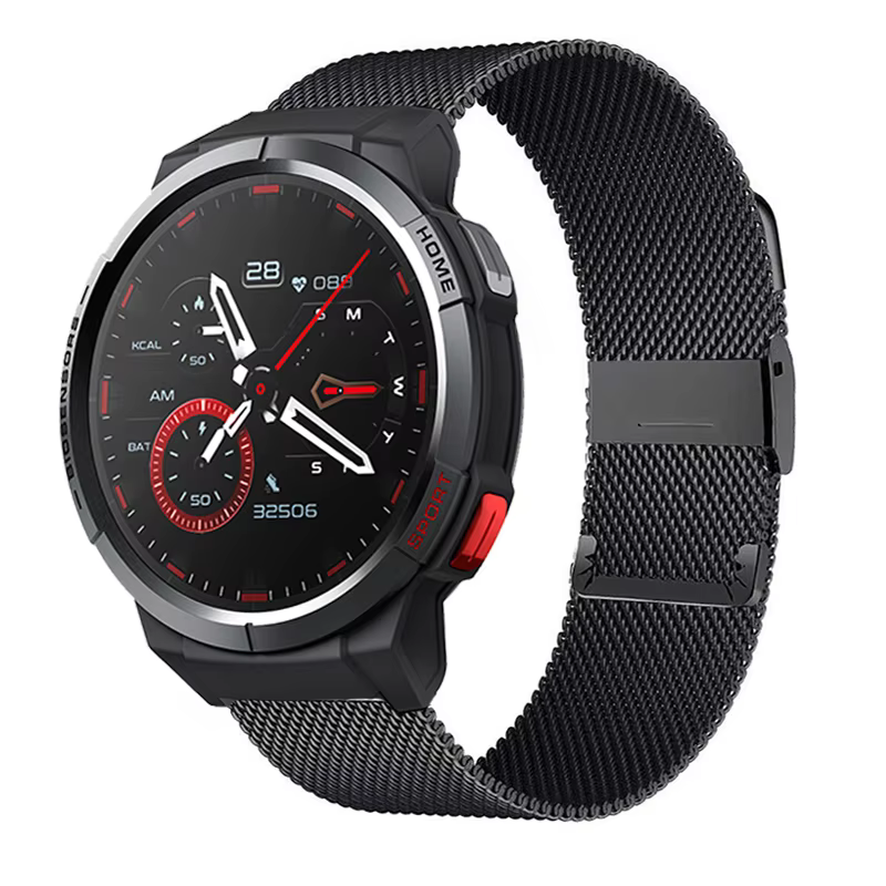 Bracelet en métal pour Mibro GS A1 X1, accessoires de montre intelligente, Bracelet en maille en acier inoxydable pour Mibro C2 T1 Lite, couleur Correa