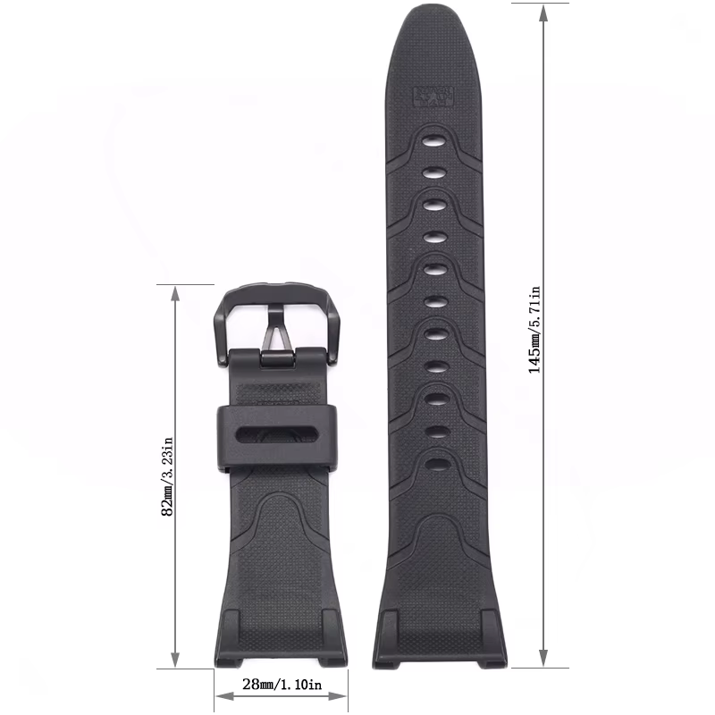 Bracelet de montre en résine pour Casio Pro Trek PRG-50 PRG-60
