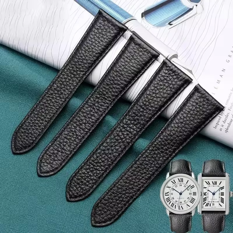 Boucle en acier inoxydable pour Cartier Tank Must London Solo