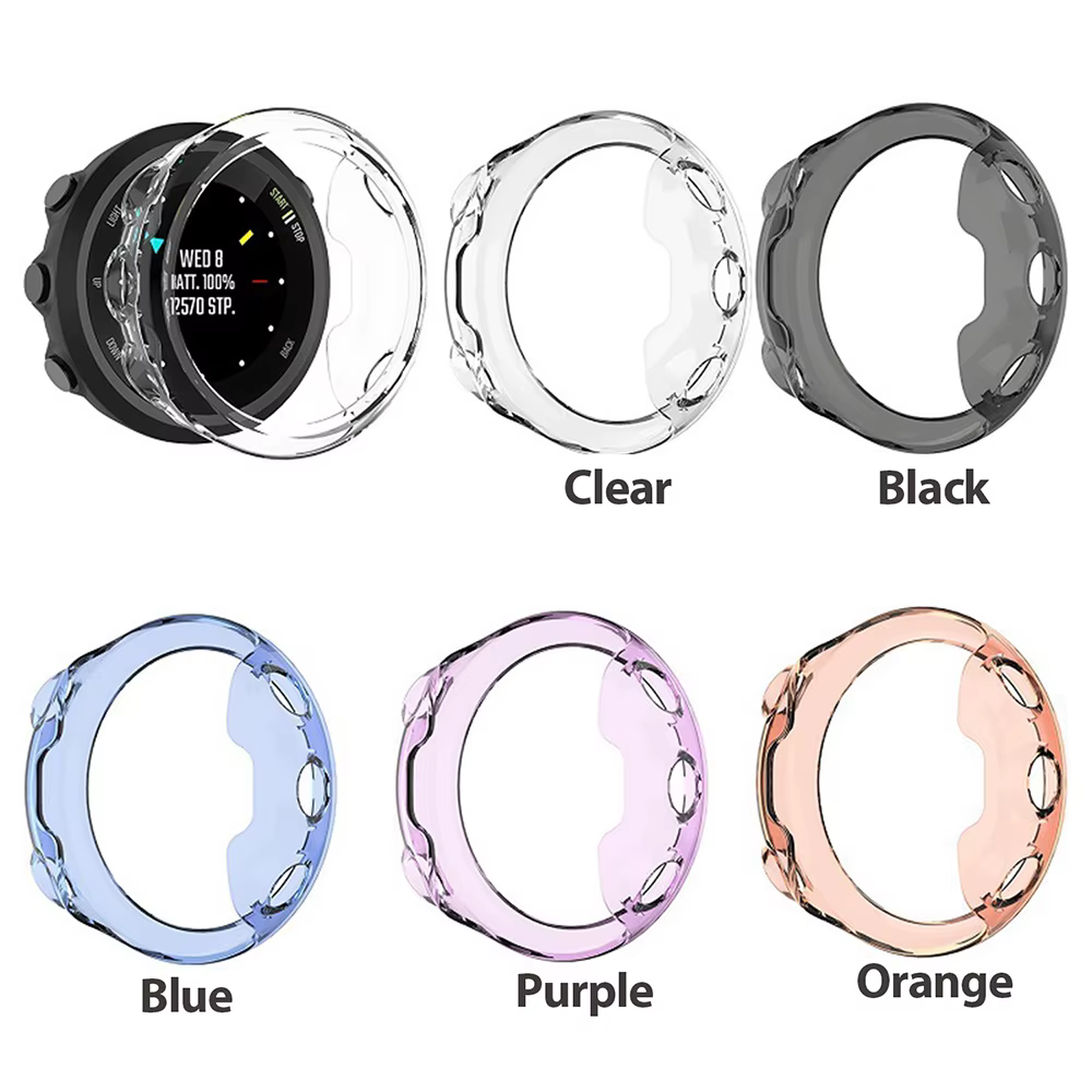 2 + 1 étui de protection + protecteur d'écran pour montre Garmin forerunner 45 45S