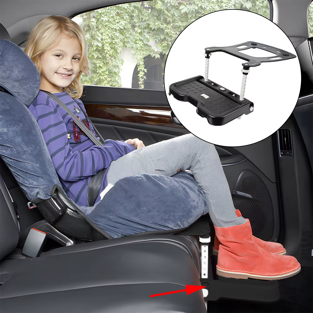 Siège de sécurité pour enfants, accessoires de voiture, Support de fixation de repose-pieds de landau, Support universel pliable pour pédale de bébé
