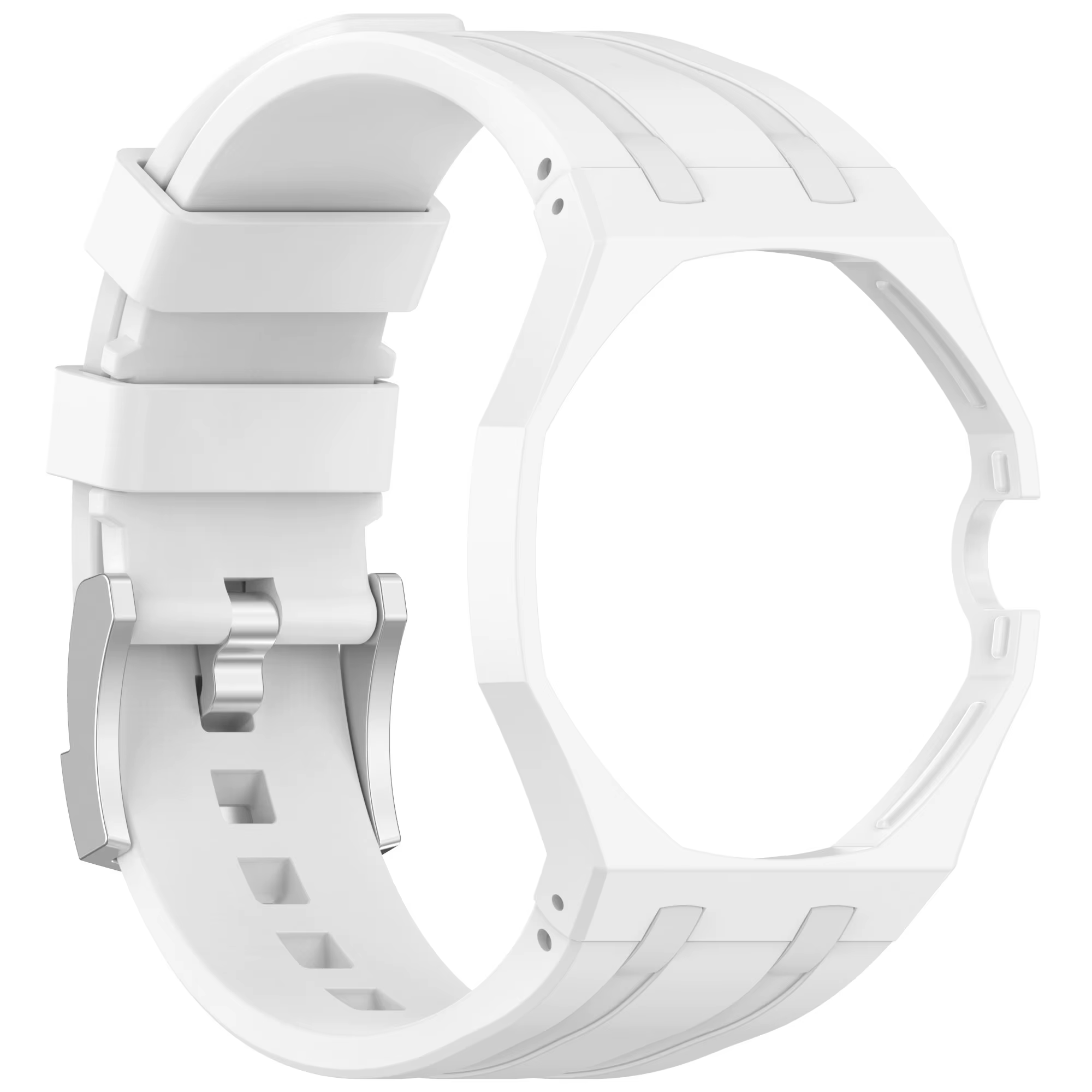 Bracelet de montre en TPU + lunette en céramique pour Swatch x AP Royal Pop