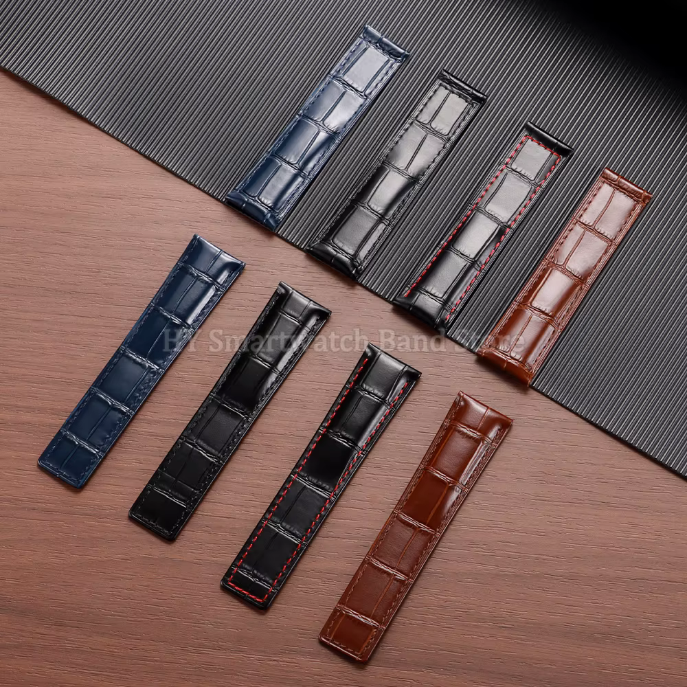 Bracelet de montre en cuir de vache pour Tag Heuer