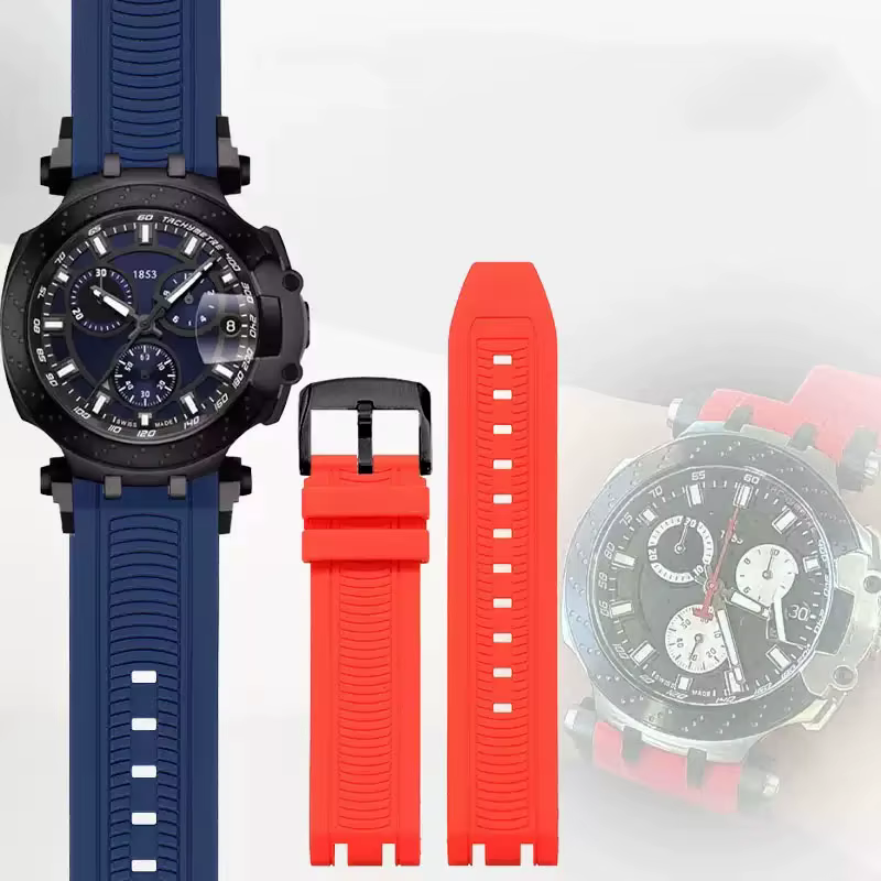 Pour Tissot t-sport Racing T115.417 Moto GP Bracelet de montre en caoutchouc