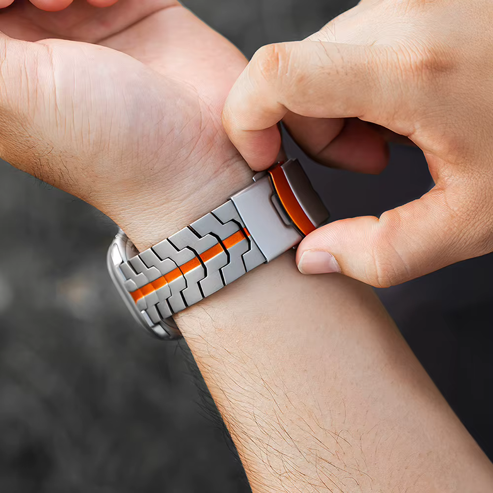 Bracelet en titane pour hommes pour Apple Watch