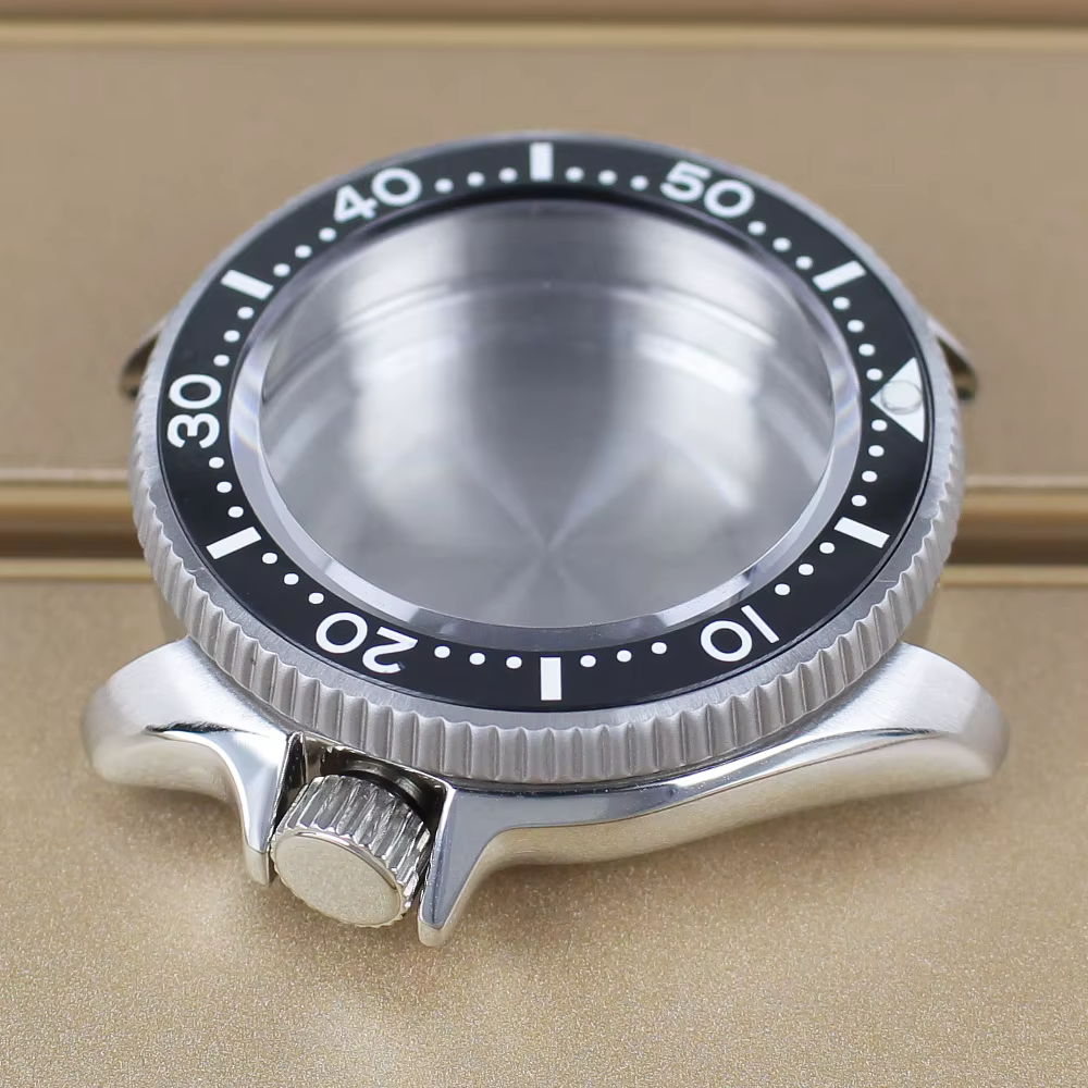 Acier inoxydable 3.8 SKX Mod 38mm boîtier de montre saphir pour Seiko NH35 NH36 NH38 NH34 4R36 mouvement 120 clics