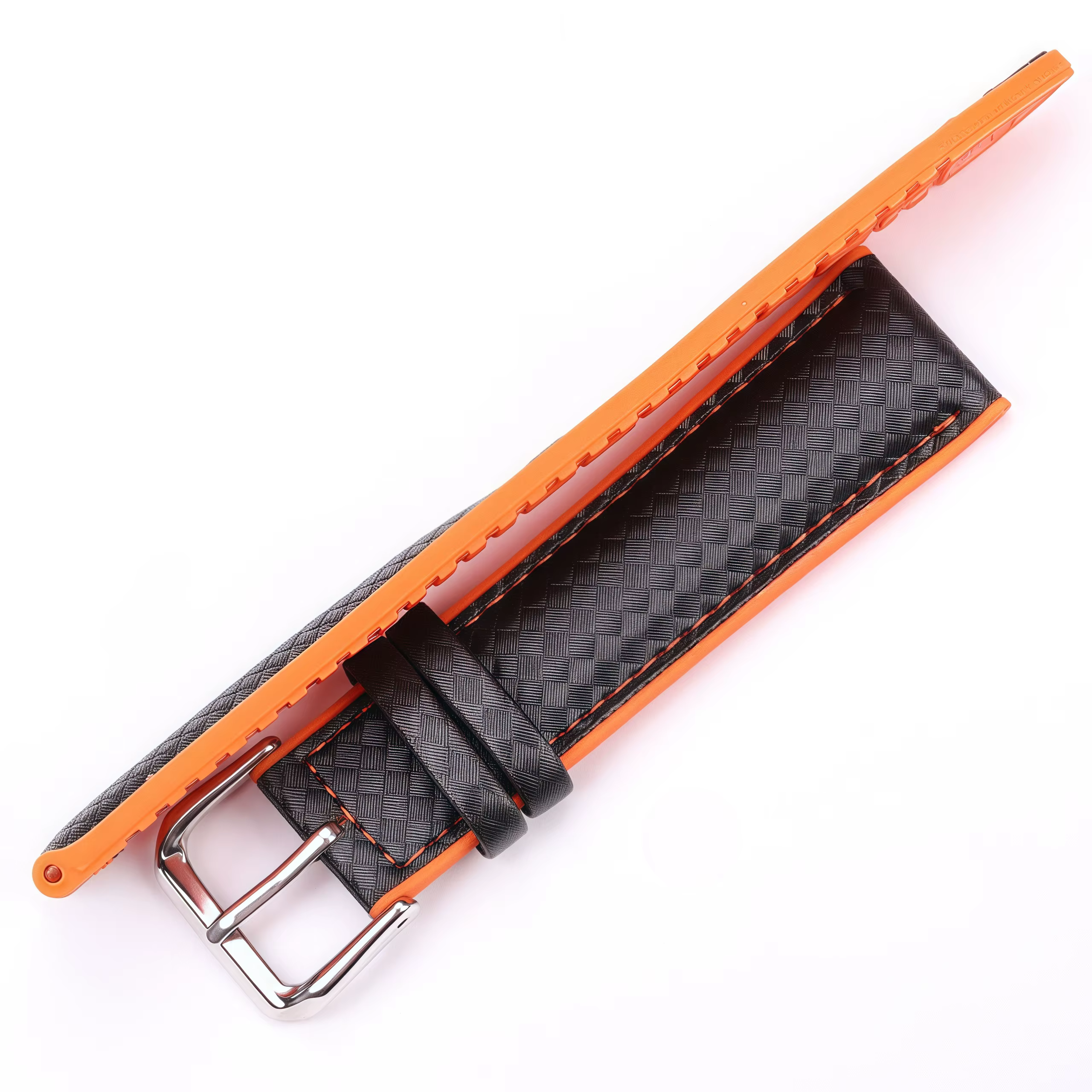 Bracelet de montre en cuir + caoutchouc pour femmes et hommes