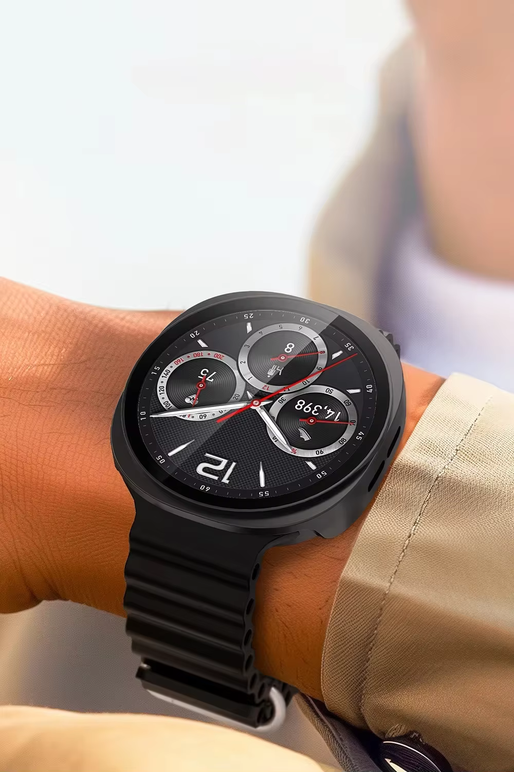 Verre trempé + coque PC pour Samsung Galaxy Watch 8 44mm 40mm