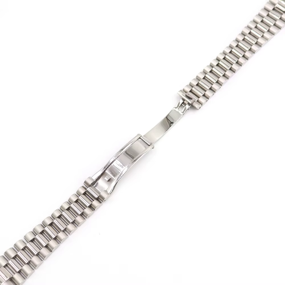 Rolamy 20 22mm 316L acier solide extrémité droite vis liens remplacement Bracelet de montre