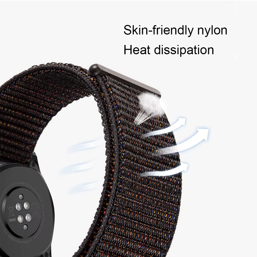 Bracelet en nylon à boucle pour Garmin Forerunner 745