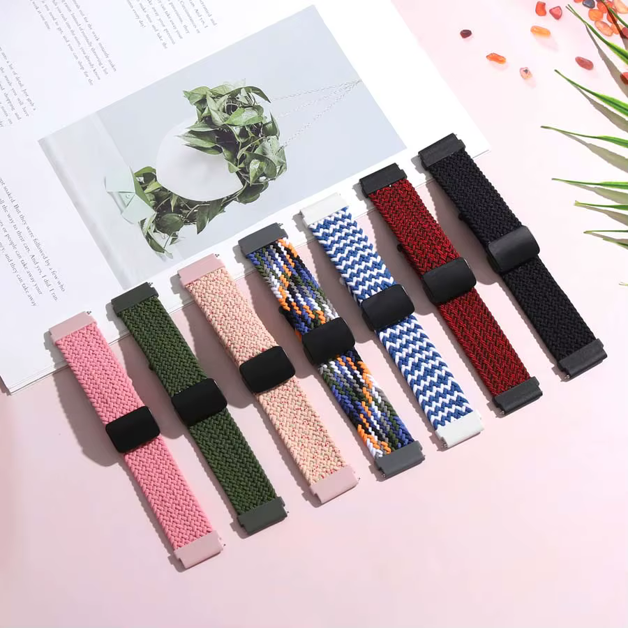 Bracelet à boucle tressée pour Suunto Race/Bande de montre intelligente verticale