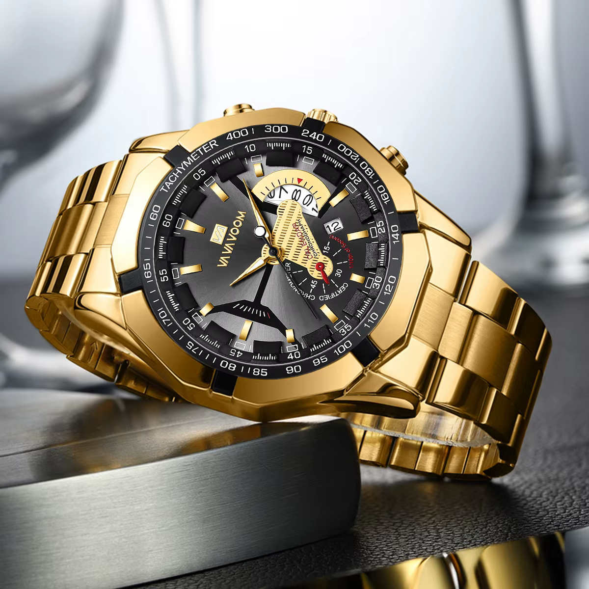 2023 Top marque montre de luxe mode vente or sport décontracté Quartz voyage montre-bracelet étanche hommes horloge Relogio Masculino