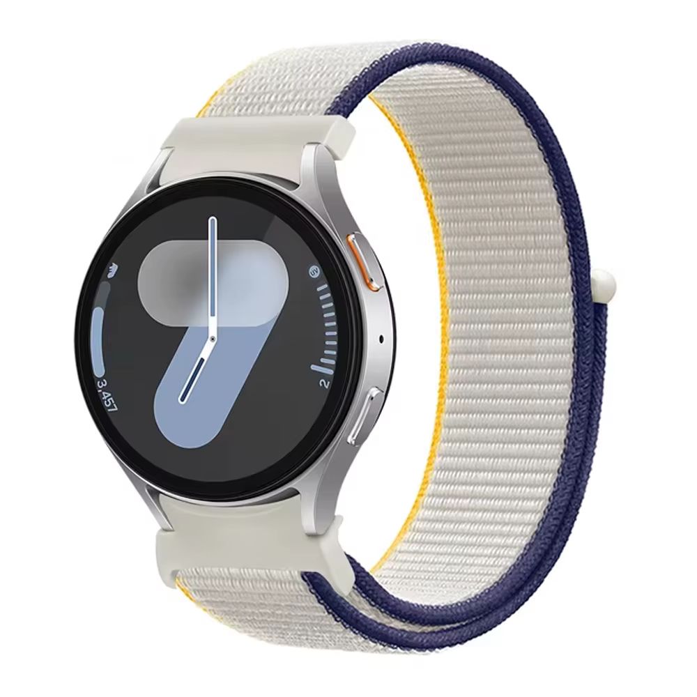 Bracelet pour Samsung Galaxy Watch 7/6/4/classique/5 pro 44mm 40mm poignet sans espaces en Nylon sport boucle correa