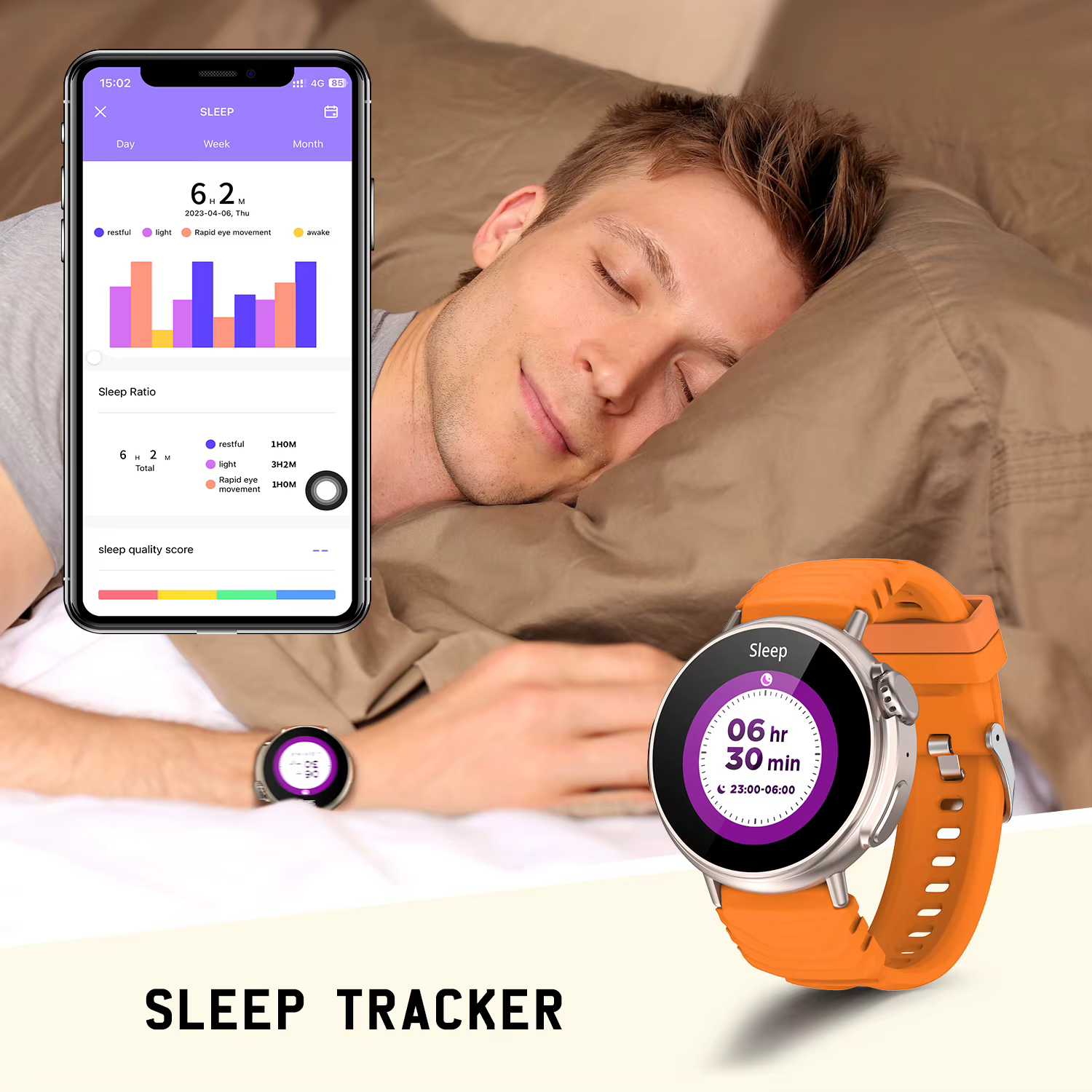 Montre connectée Ultra avec écran HD de 1