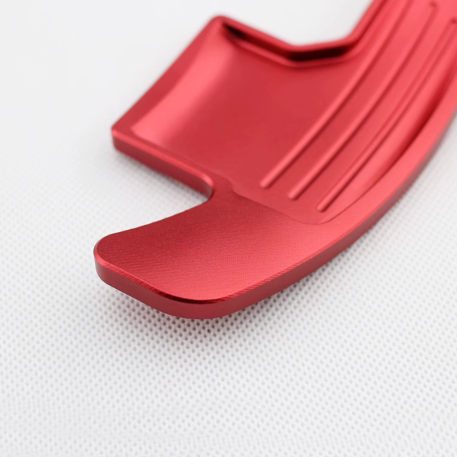 Palette de changement de vitesse intérieure en aluminium, volant, manette de vitesse, garnitures d'extension, accessoires rouges, Ford Mustang 2015-2023