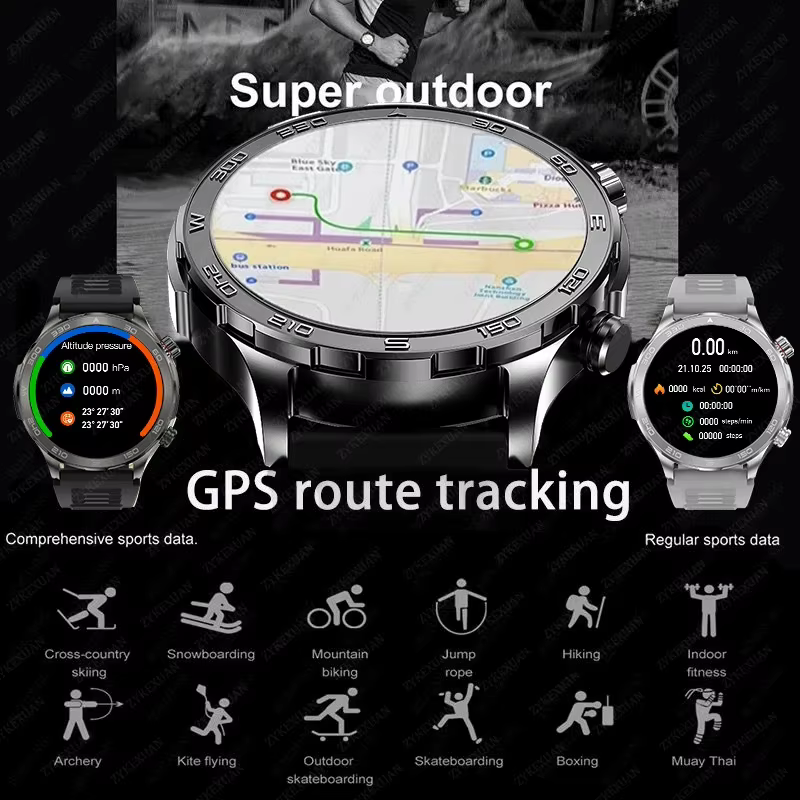 Nouvelle montre connectée GPS pour hommes