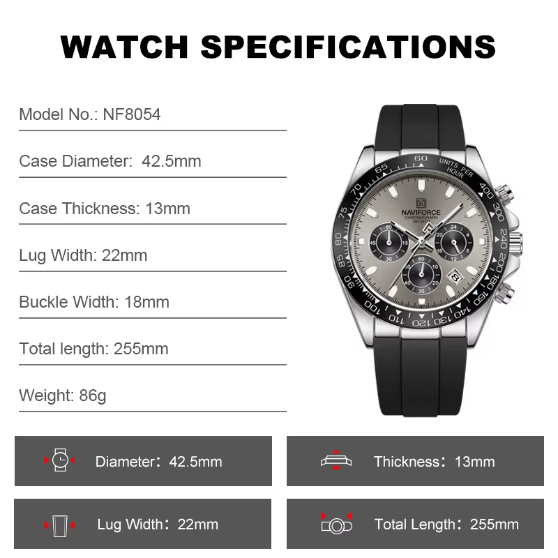 Montre décontractée pour homme NAVIFORCE