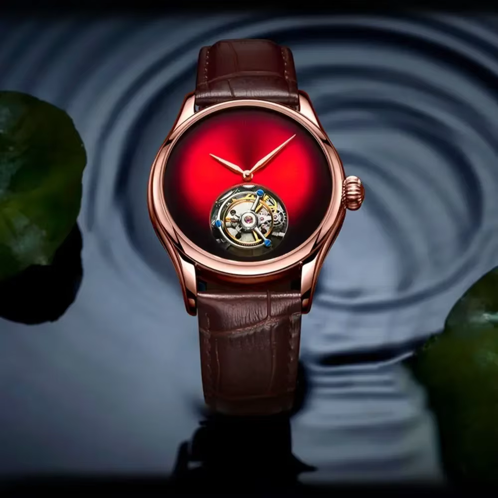 AESOP – montre squelette à Tourbillon volant pour hommes