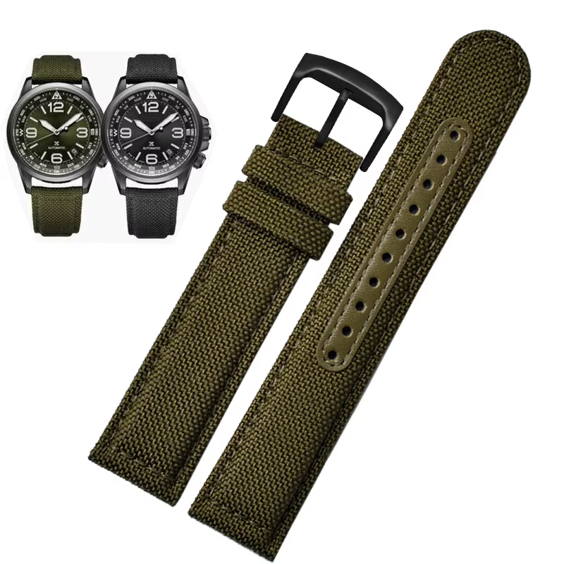Bracelet de Montre Astronomique en Cuir et Nylon pour Homme