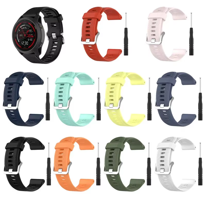 Bracelet en silicone pour Garmin Forerunner 745 745XT