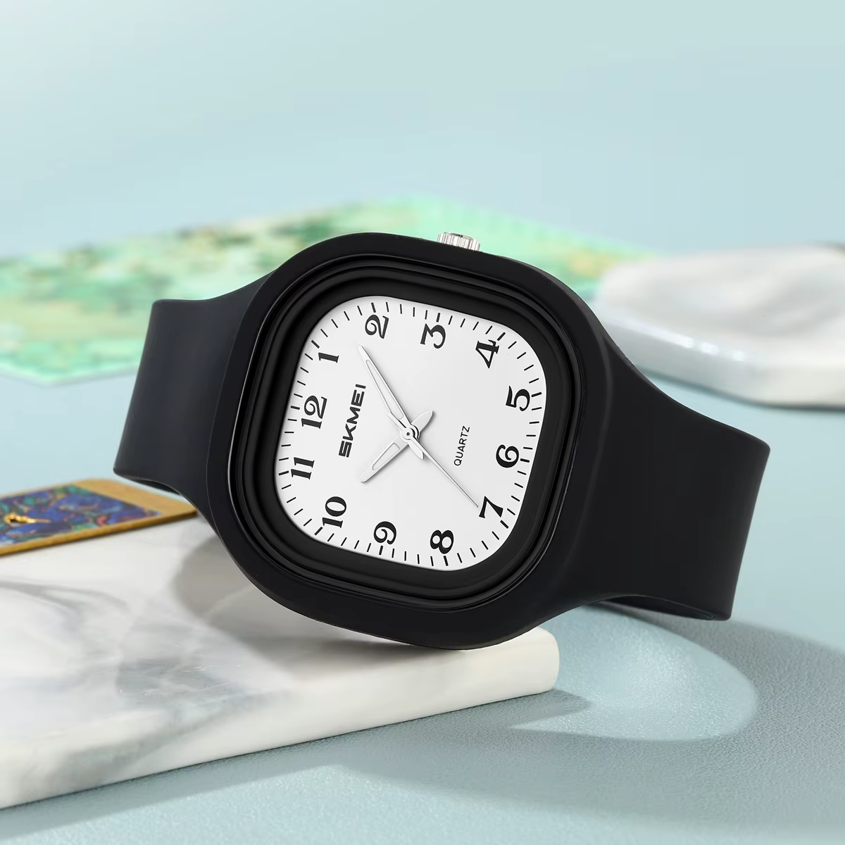 SKMEI jeunesse Cool sport montre à Quartz pour hommes femmes étudiants décontracté