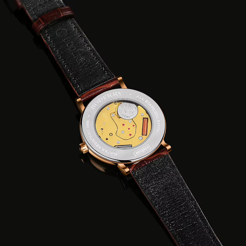 Boderry suisse mouvement à Quartz montre ELEGANT II luxe
