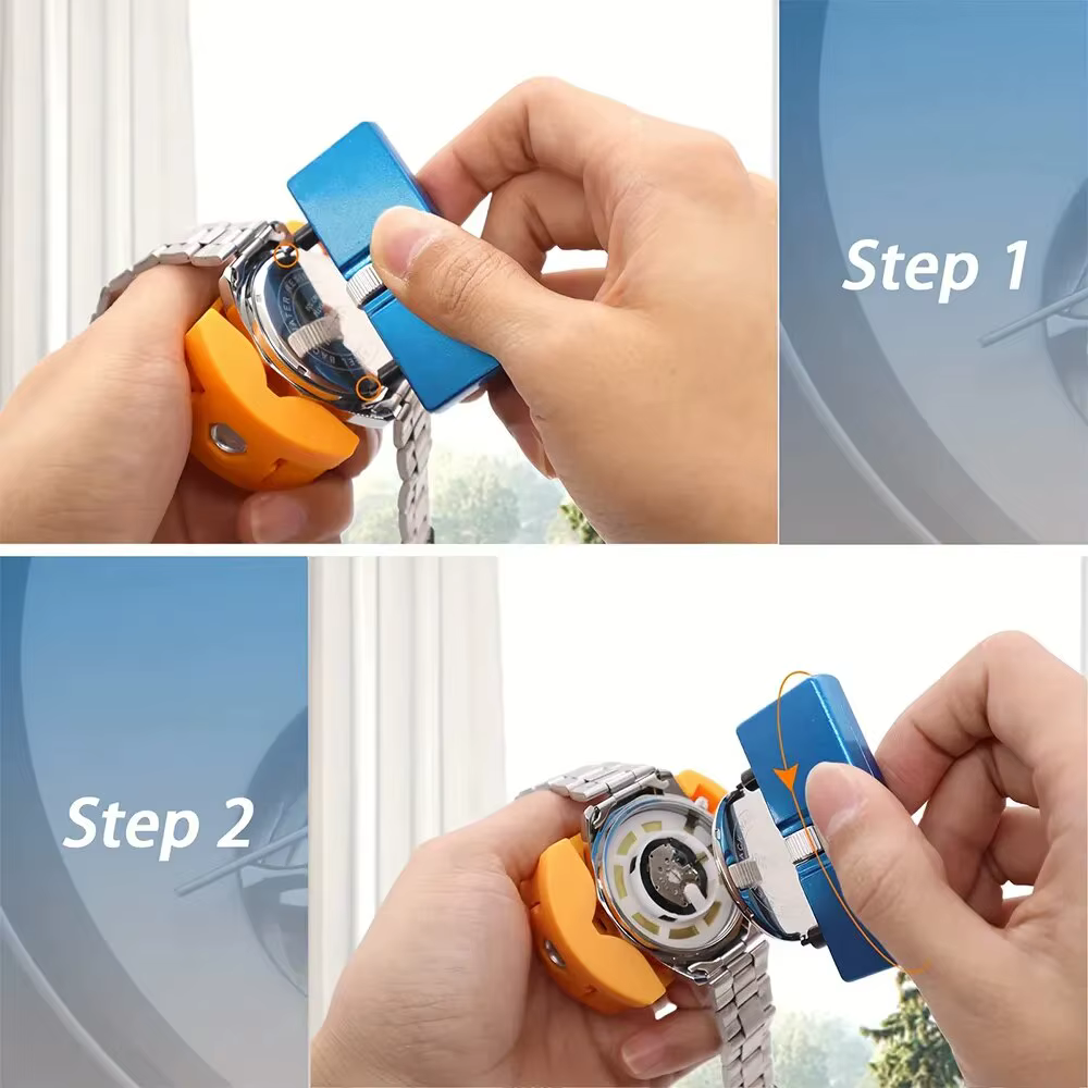 Kit d'outils de réparation 3-en-1 : Outil de retrait du fond de montre