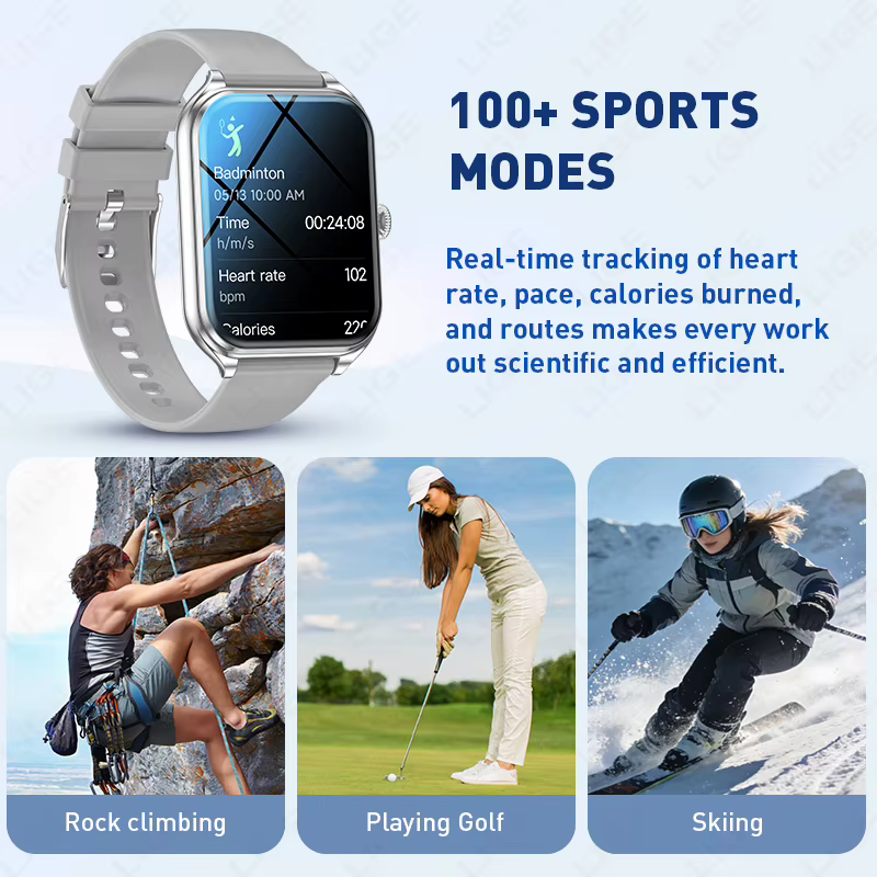 Montre connectée avec moniteur de fréquence cardiaque