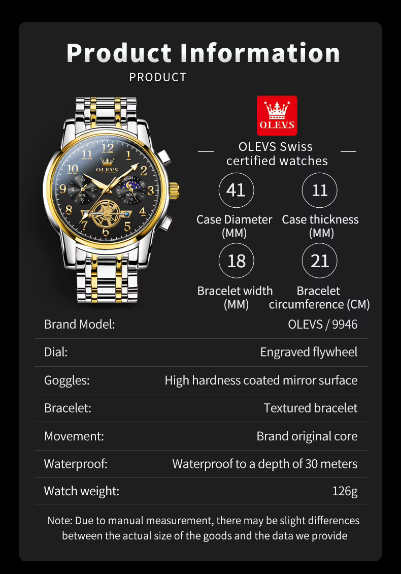 Montre homme OLEVS 2903