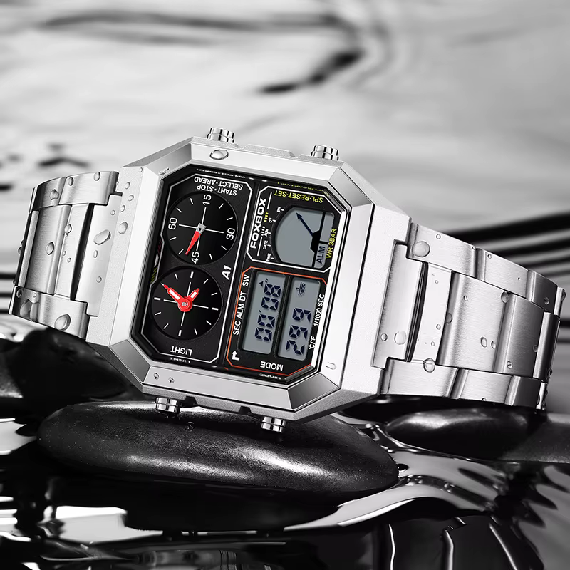 Montres-bracelets à quartz étanches pour hommes