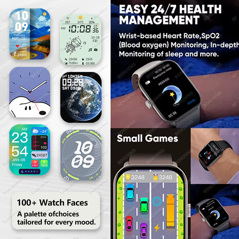 Nouvelle montre connectée GPS 2026 avec écran AMOLED Ultra HD de 2