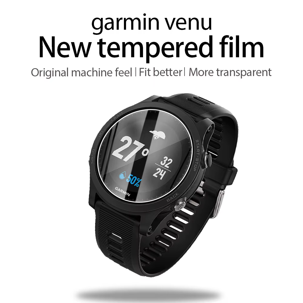 2 + 1 étui de protection + protecteur d'écran pour montre Garmin forerunner 45 45S