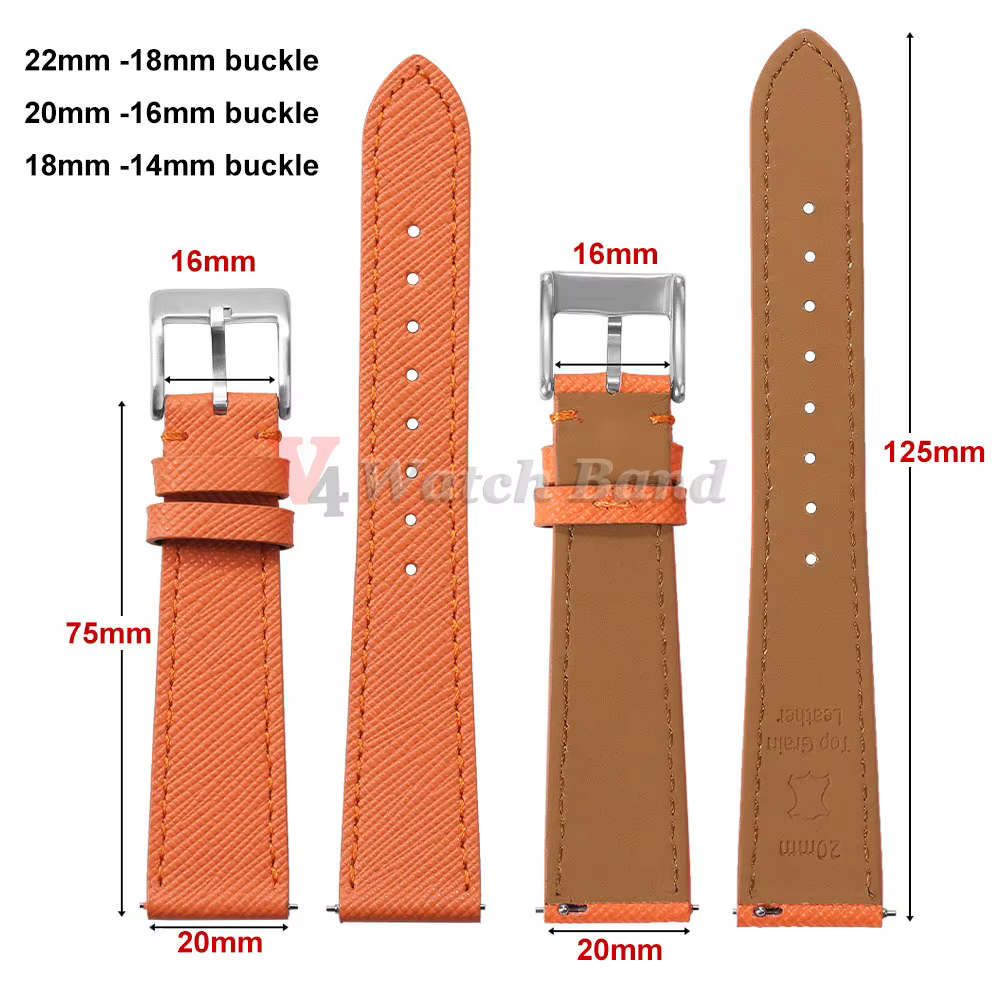 Nouveau bracelet de montre orange pour Samsung Galaxy Watch 8/7/6/5/4