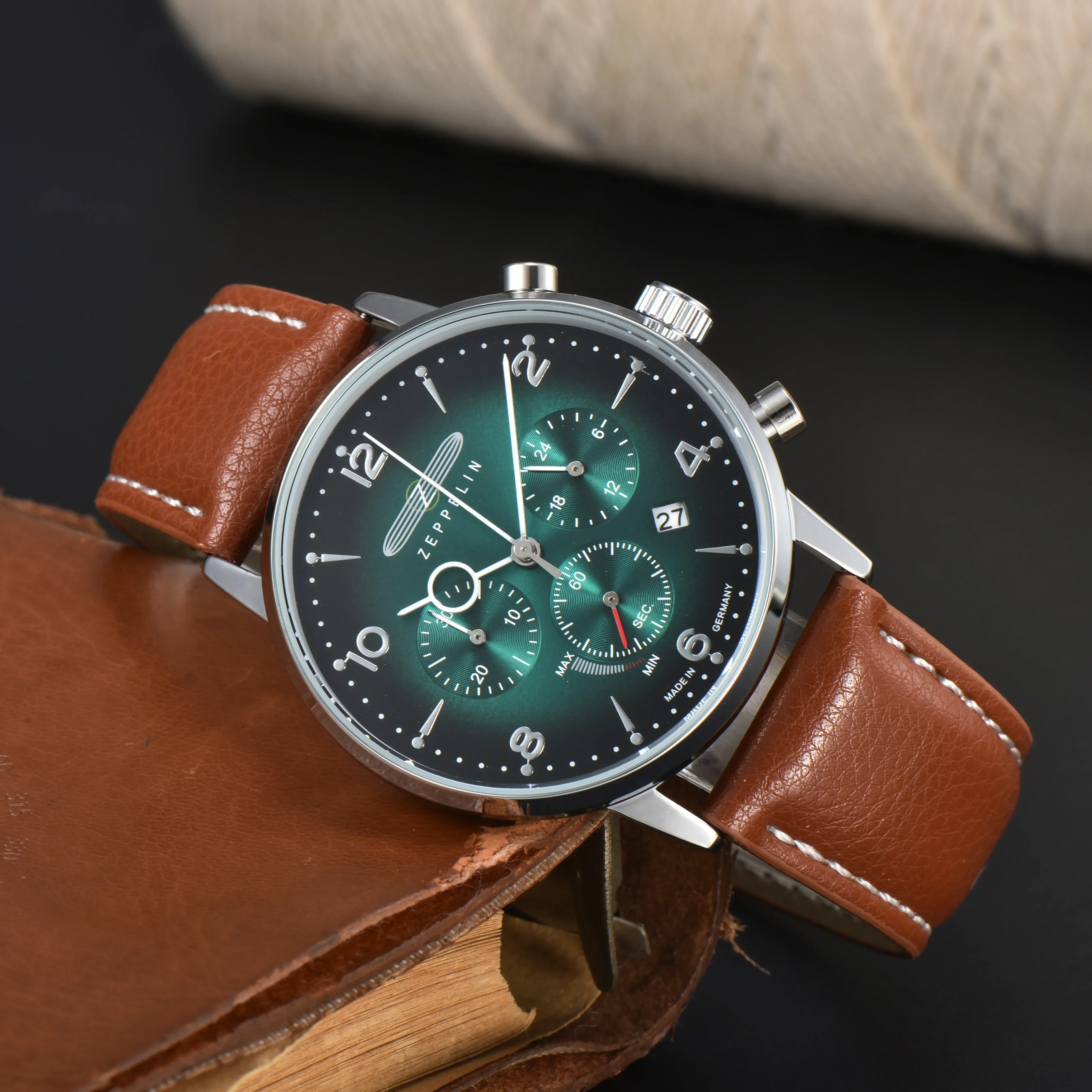 Nouvelle Montre-bracelet à Quartz pour Homme Zeppelin