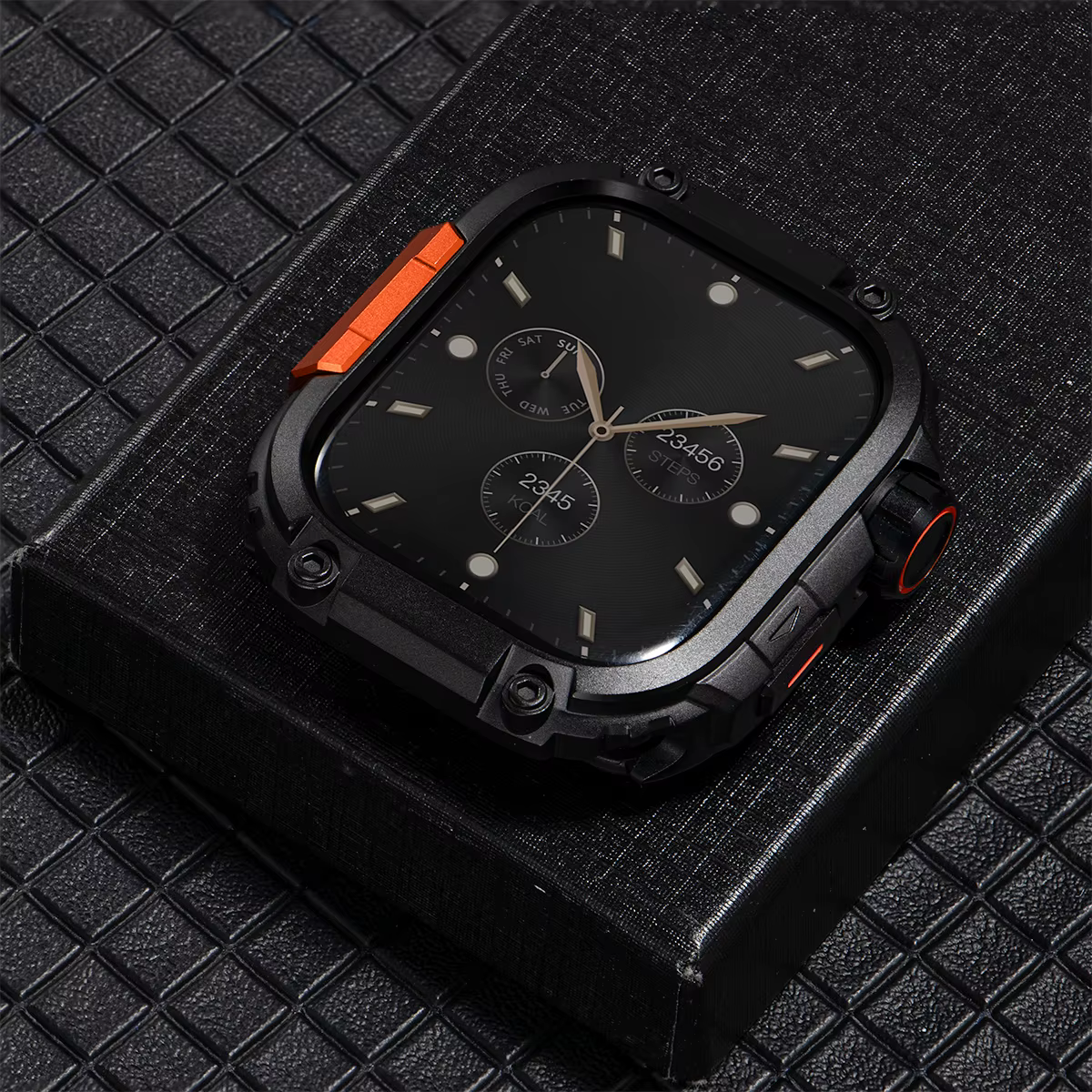 Boîtier en alliage métallique pour Apple Watch 11 10 46mm