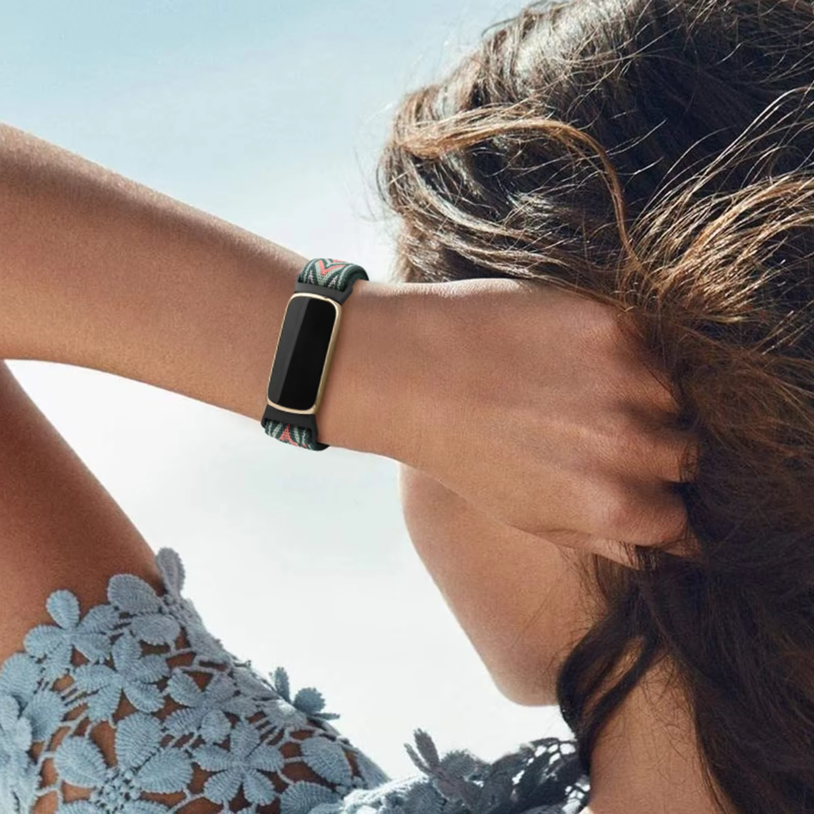 Bracelet de montre élastique pour Fitbit Luxe