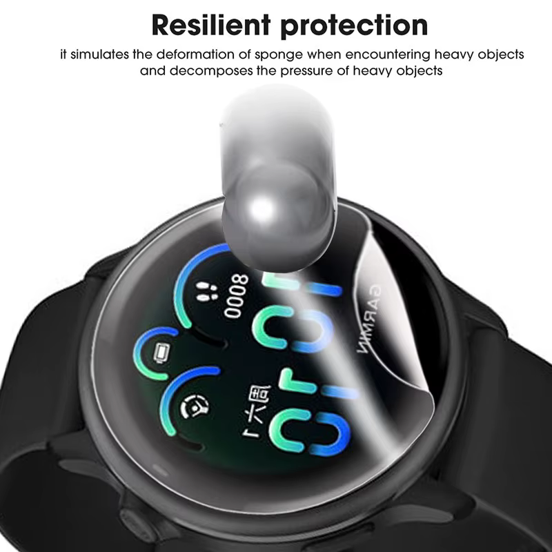 Protecteur d'écran souple pour montre intelligente Garmin Vivoactive 6 5