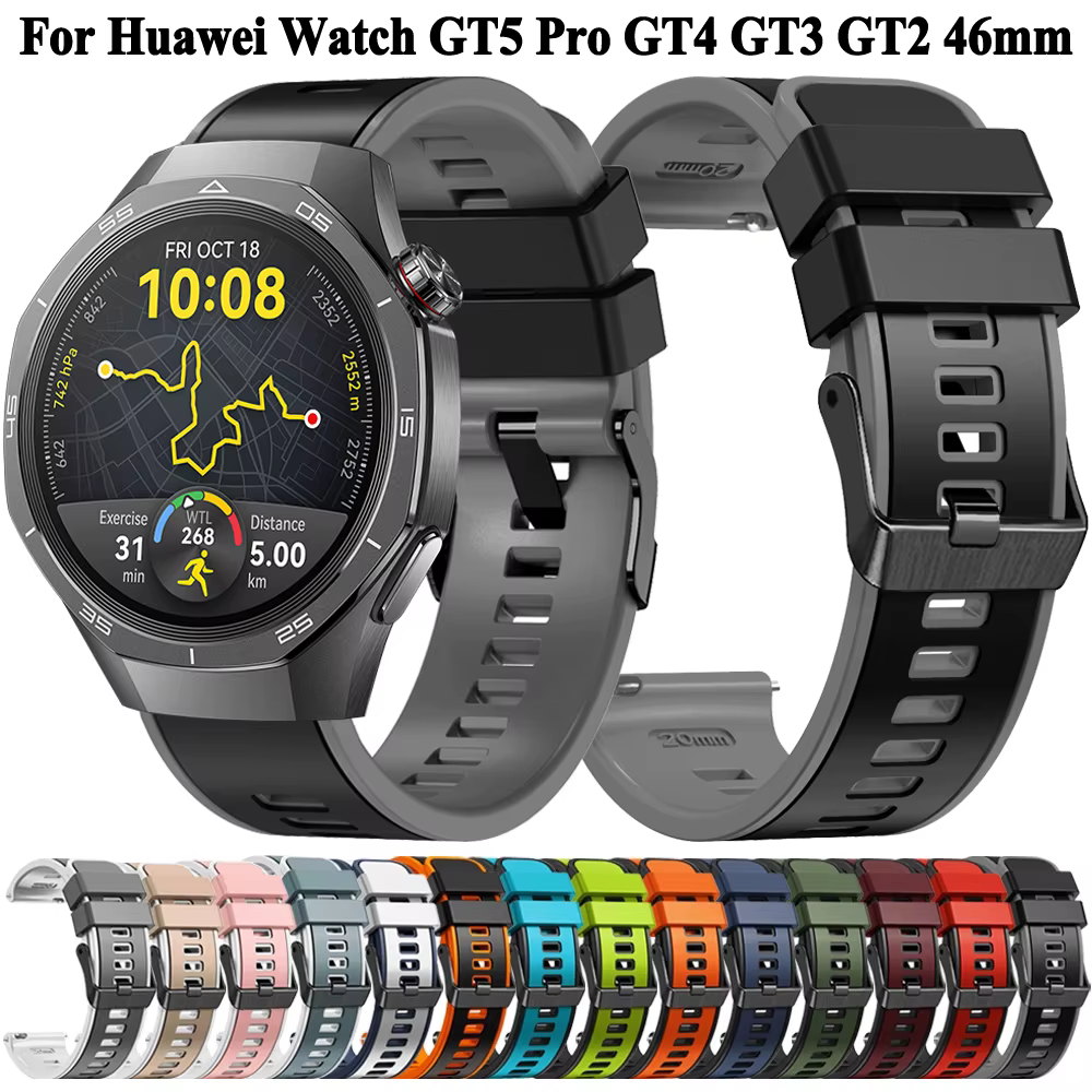 Bracelet de montre en silicone pour homme