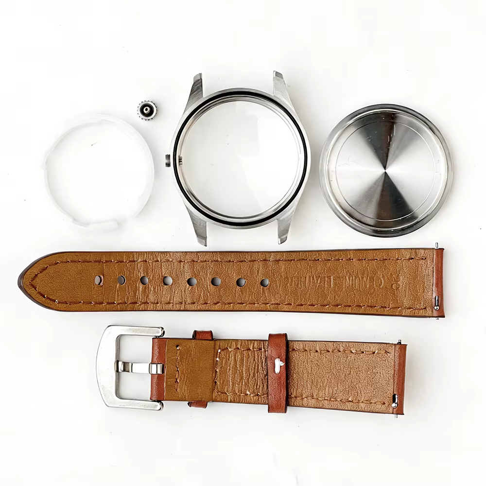 Boîtier de montre pilote 40mm compatible avec cadran 33-34.3mm pour Seiko 5Sports NH35/36/Eta2824