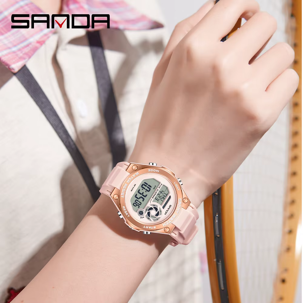 SANDA Nouvelle montre de sport pour femme 9098