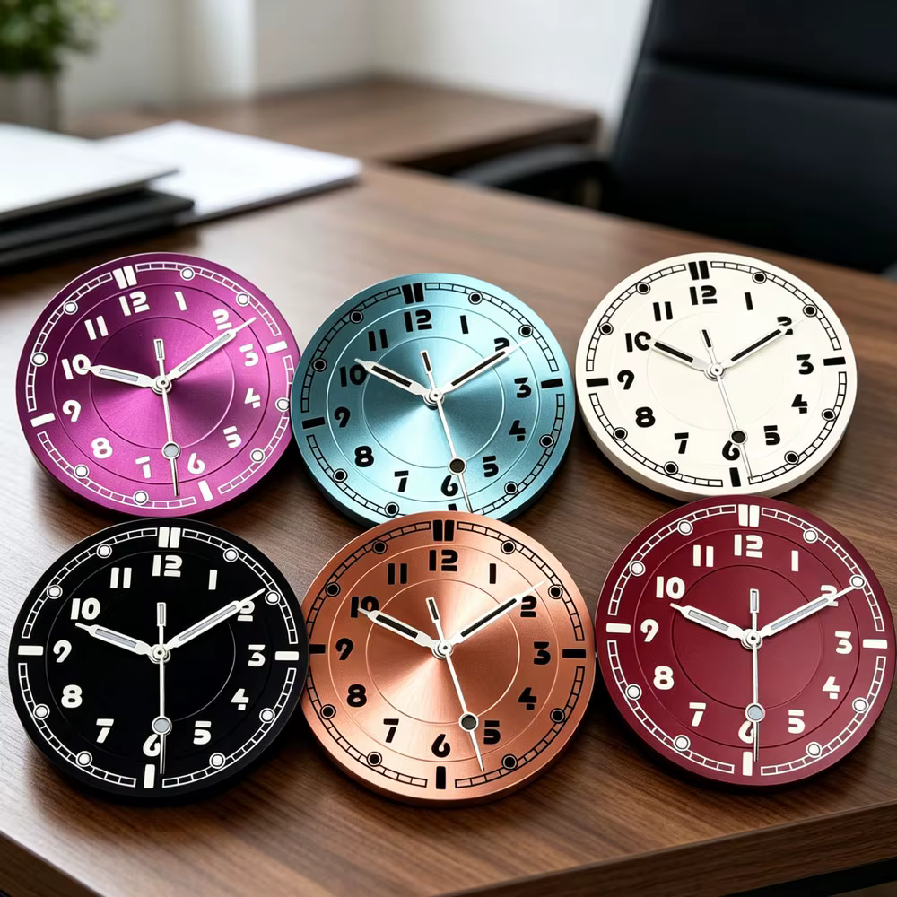 Cadran de montre noir et bleu 33,5 mm, aiguilles lumineuses compatibles avec les mouvements NH35, NH36, ETA 2824, PT500, pour montres de pilote et de plongée pour hommes, pièces et accessoires.