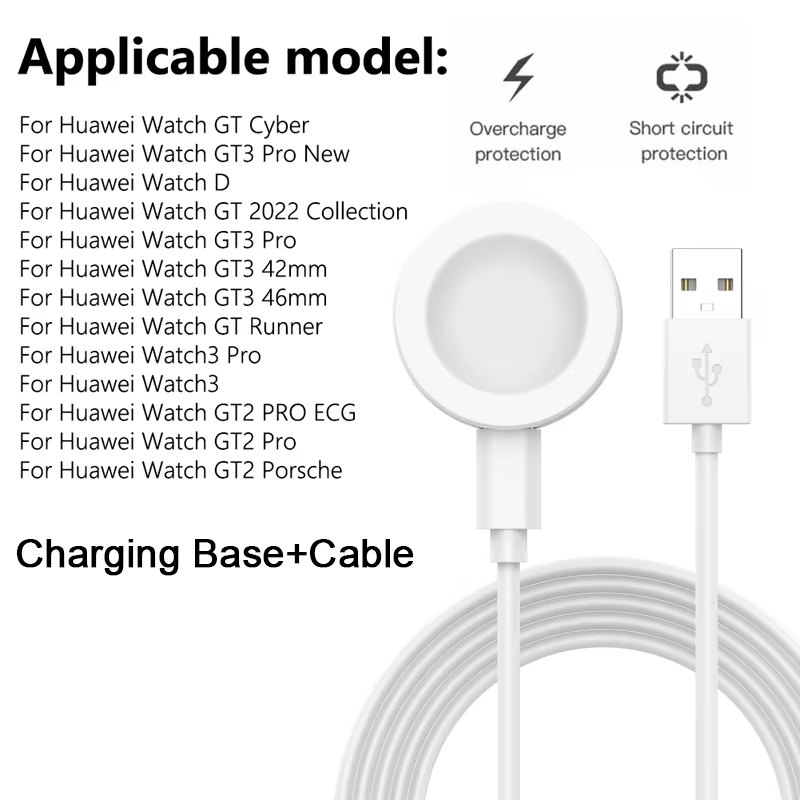 Chargeur magnétique pour Huawei Watch 5 4 3 GT5 GT4 GT3 GT2 PRO